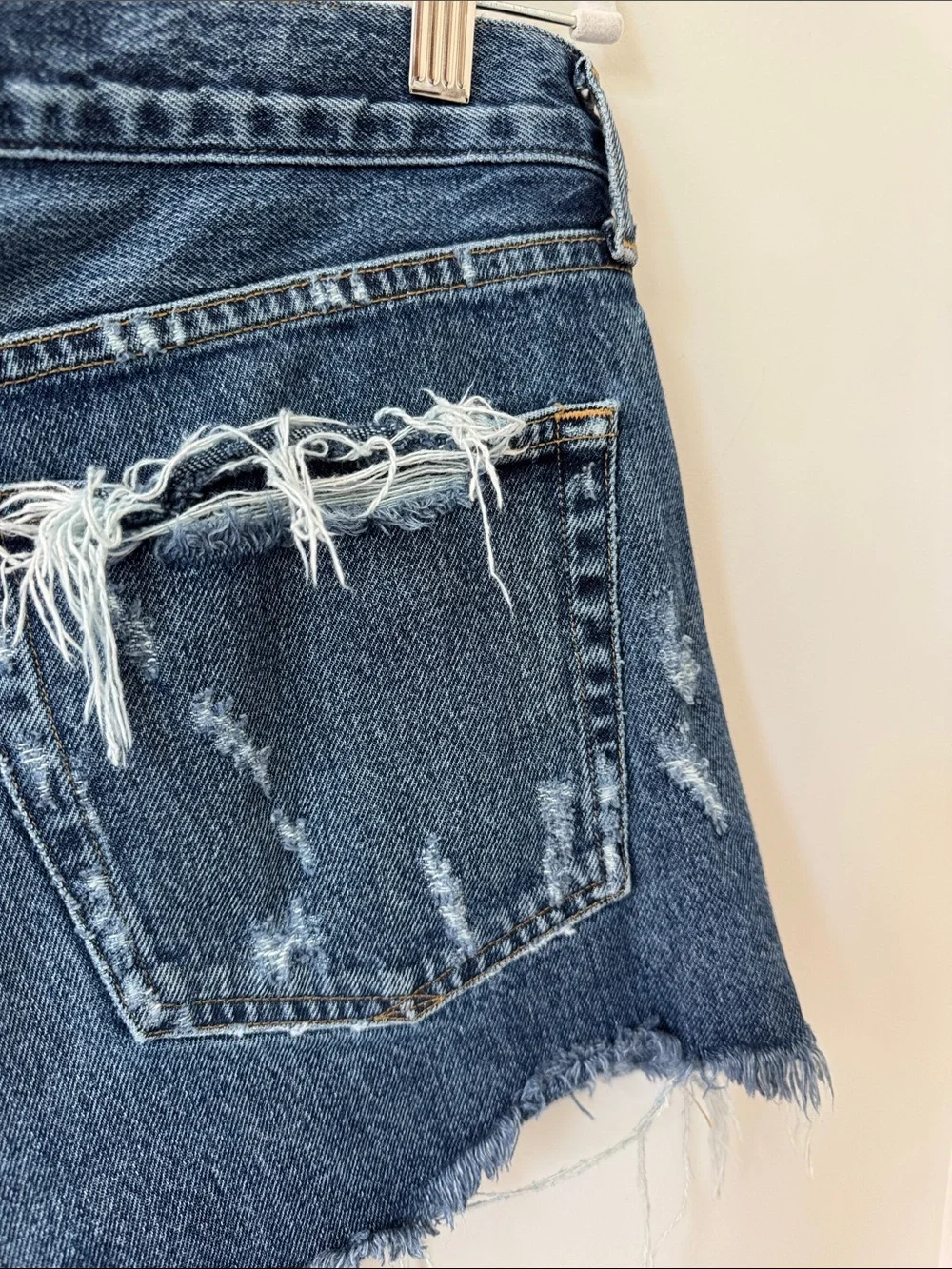 Agolde Blue denim Shorts Size 30